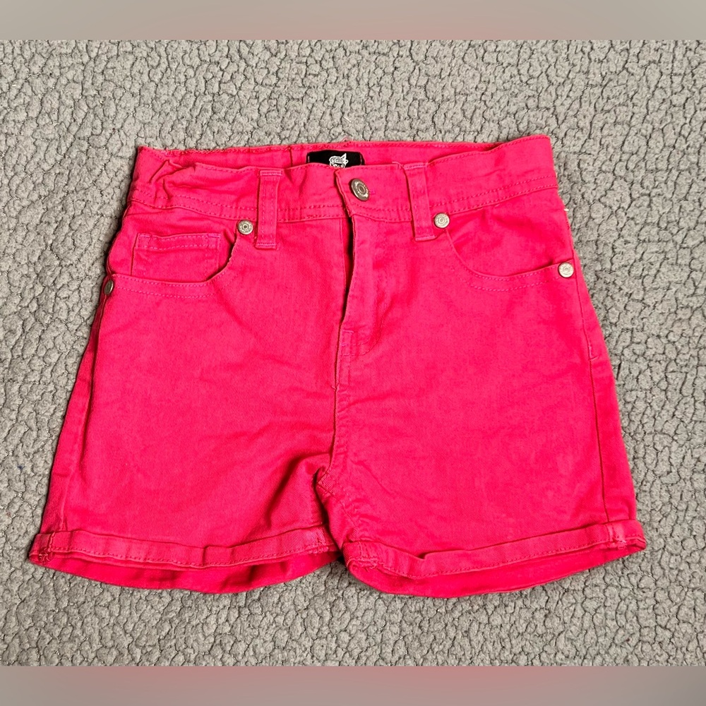 Doll House Hot Pink Jean Shorts Little Girls Size 14/16